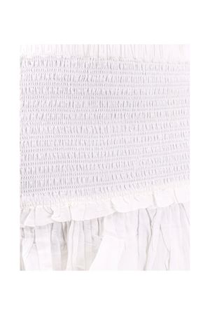 Minigonna Naomi con ruches misto cotone bianco MARANT ÉTOILE | JU0022FCB3J04E20WH
